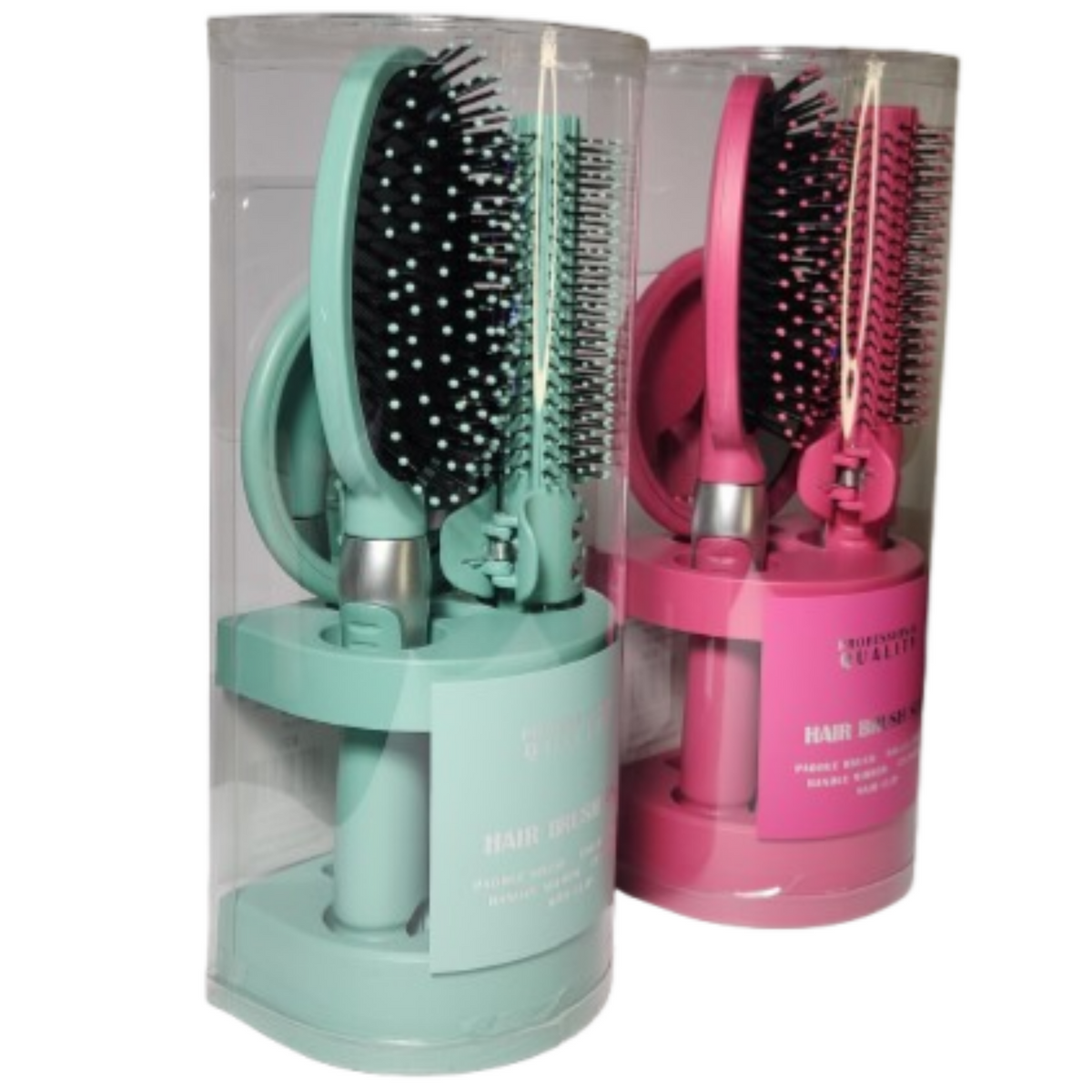Pink and Green Brush Set