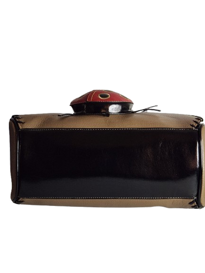 American Bee ladybug satchel bag bottom view
