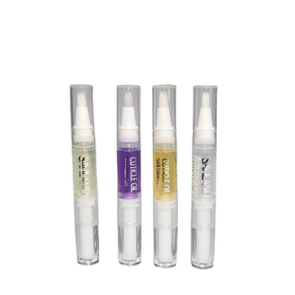 Assorted cuticle oil pens with brush applicators