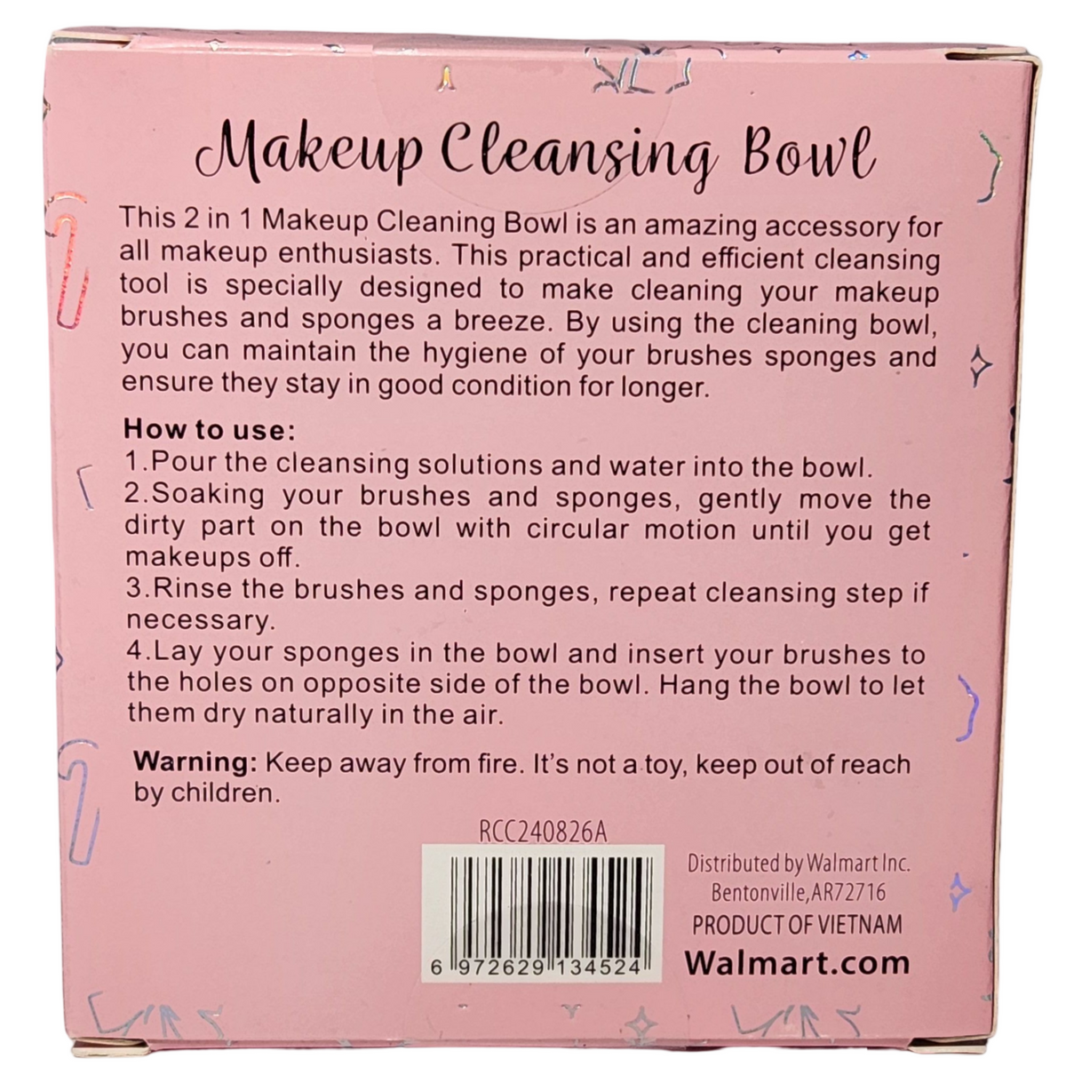Makeup Cleaning Bowl