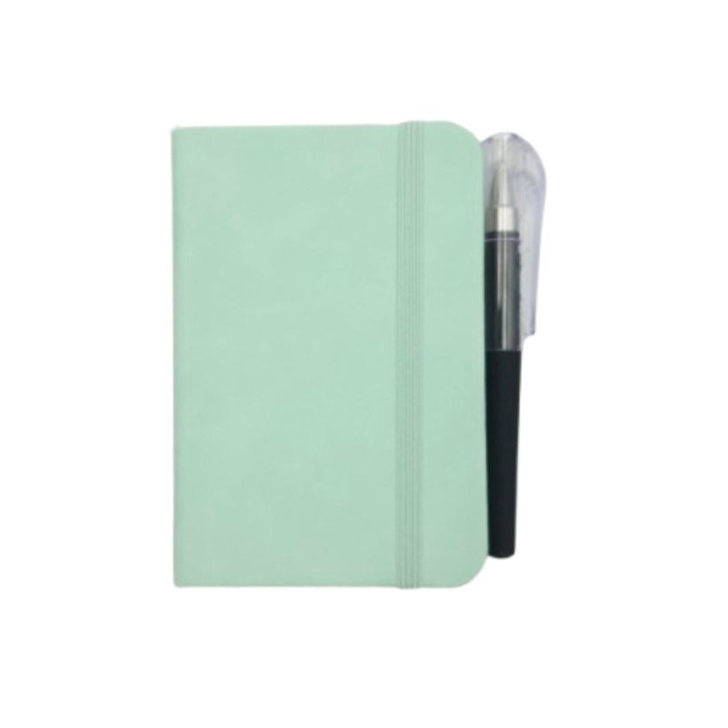 Mint green mini notebook with matching pen